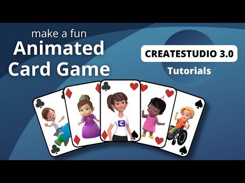 CreateStudio: Create an Animated Card Game (Complete Project Tutorial)