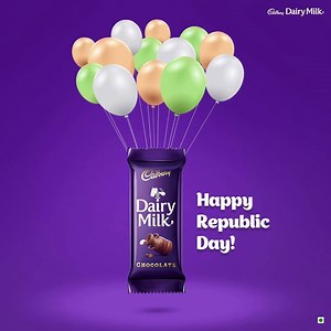 Let's rise towards joy and sweet harmony. Happy Republic Day. | Cadbury Dairy Milk