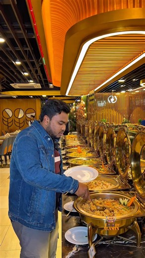 120+ items unlimited buffet for 3 hours 🔥 #food