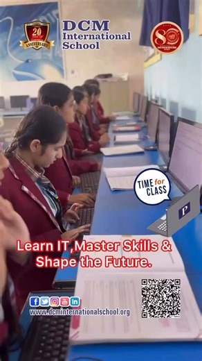 DC Model International School on Instagram: "🌟 Learn IT, Master Skills & Shape the Future at DCMI! 🚀 At DCMI, students step into a world where innovation meets imagination. Through hands-on IT learning, they explore coding, digital tools and real-world technology that empower them to think creatively and solve problems confidently. Every session helps them sharpen skills, embrace new possibilities and prepare for a tech-driven tomorrow. DCMI is where future-ready minds are shaped with passion 