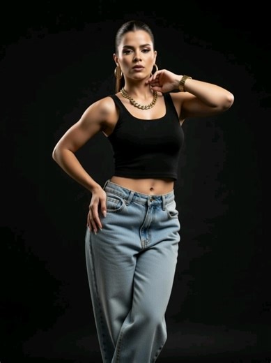 #CapCut Não é só uma foto. É presença, atitude e padrão de alto nível em cada detalhe. 👸🏻🌹🖤✨ Minha produtora @StefnaXYZ Copie o prompt, cole no Gemini e gere sua versão ultra-realista 9:15 com acabamento profissional. Poder feminino, fotografia editorial de luxo, pose marcante, glow impecável, moda urbana sofisticada, iluminação de estúdio dramática, imagem ultra realista, nitidez extrema, textura real de pele e tecido. #fotoia #creatorsearchinsight #gemini #prompt prompt Gemini ultra realis