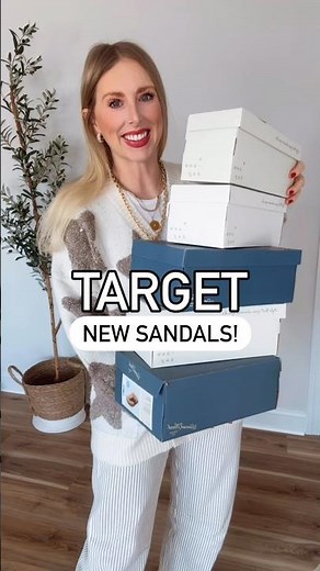 The 5 best sandals from Target! I 🩷 these new arrival styles- an option for every outfit! #target