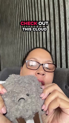 Grey Cloud Plushie, very cute, soft and fluffy #plushies #cloud #cute