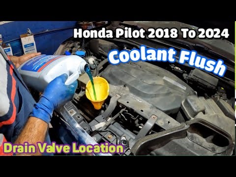 Coolant FLUSH on Honda Pilot 2018 to 2024