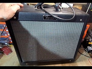 Fender Blues Junior Repair, Mains Power Voltage Selection and Bias Problems Part One