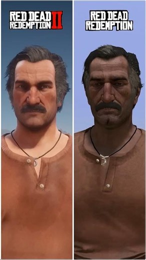RDR2 MOD VS RDR1 Character Comparison | Red Dead Redemption 2