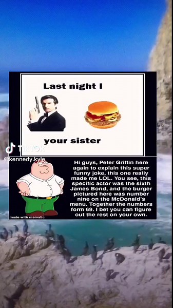 Hilarious Bond Burger Meme - Peter McDonald's Interview