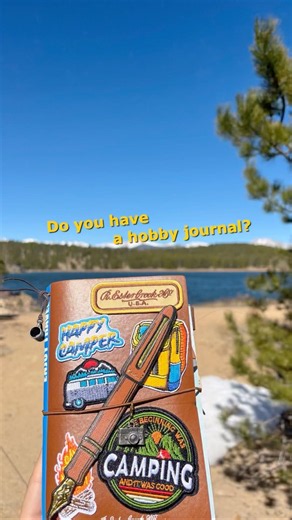 Traveler's Notebook Camping Journal Flip Through