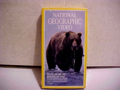 National Geographic Giant Bears Of Kodiak Island VHS Video v631-06 NEW SEALED G3 727994516545| eBay