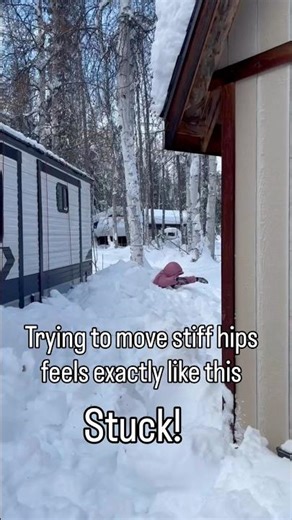 When moving stiff hips feels stuck #yogaforhealing #onlineyogateacher #healingthroughyoga #stiffhips