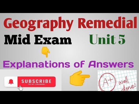 🛑Geography Remedial Final Exam from chapter 5 with deep Explanations of Answers@REMEDIAL-QA