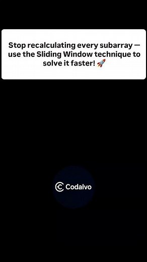 Sliding Window Technique Explained | Solve Subarray Problems Faster | DSA