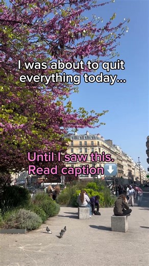 I was about to quit everything... 🌸 #Paris #ASMR
