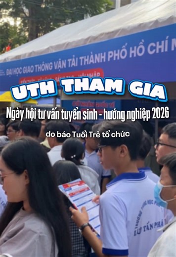 [Recap Ngày hội tư vấn tuyển sinh - hướng nghiệp 2026] Cùng UTH nhìn ngắm lại những khoảnh khắc đầy năng lượng sáng nay tại Ngày hội tư vấn tuyển sinh 2026 nào! #UTH #Ngayhoituvantuyensinh2026 #tuyensinh #uthtv #2k8quyettamdodaihoc