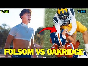 GAMEDAY in the Life: #1 QB Ryder Lyons (Folsom vs. Oakridge) ALL ACCESS + Full PLAYOFF Game!