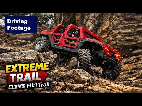 3D Printed DIY RC Car – ELTVS Mk1 Trail Driving Footage #02