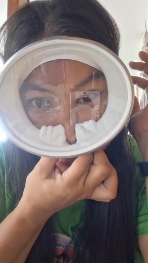 E try ang oval mask if maka equalize bas indae Thank you Ysla Freediver Shop sa pang aura nga mask🥰 #fblifestyle #yslafreedivershop #ovalmask | Marjhot Nagitinitas