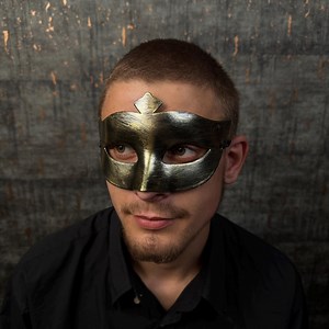 Gold Carnival Masquerade Mask: Venetian Baroque Style - Etsy Australia