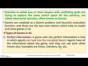 MODULE 3 - TOPIC 1 - ADVERSARIAL SEARCH (GAMES)