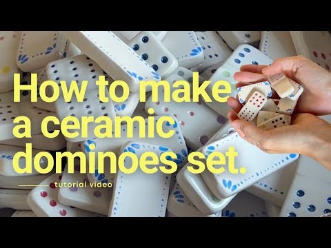How to make a Dominoes set - Tutorial video