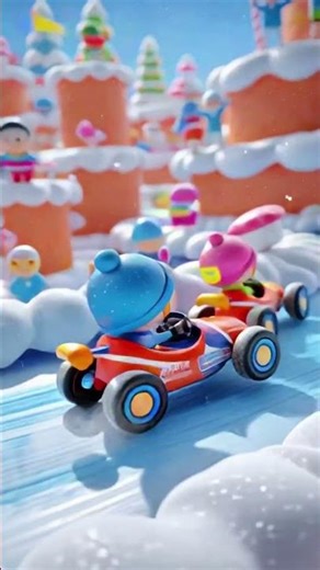 Mobil Balap Super Cepat – Lagu Anak Gembira 🎶 #fun #momobilan #automobile #excavator