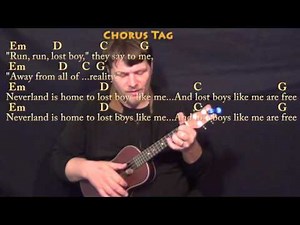 Lost Boy (Ruth B) Ukulele Cover Lesson in G with Chords/Lyrics