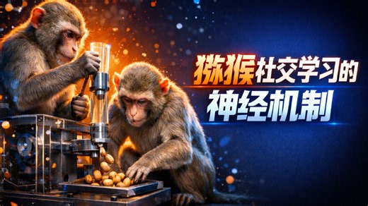 猕猴社交学习的神经机制