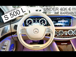 Used 2014 Mercedes S500 L 4Matic - bargain for under 40k EUR? Full POV review 4K