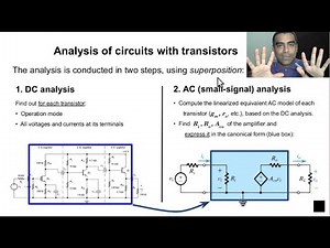 BJT 08 BJT Circuit Analysis: DC + AC
