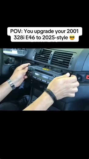 1998-2006 BMW 3 Series E46 Apple CarPlay & Android Auto touch screen stereo upgrade!#eonon #carplay #androidauto #carstereo #carupgrade #carsoftiktok #bmw3series #bmwe46 #e46m3 #328i #onthisday