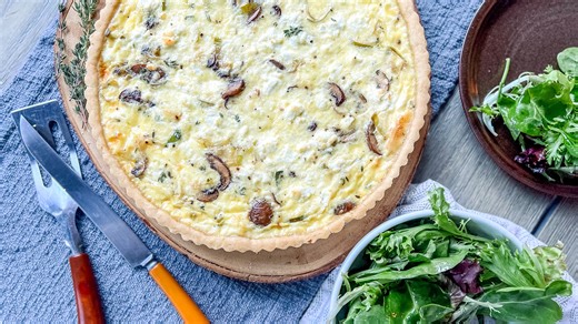 Mushroom And Leek Quiche Recipe - Chowhound