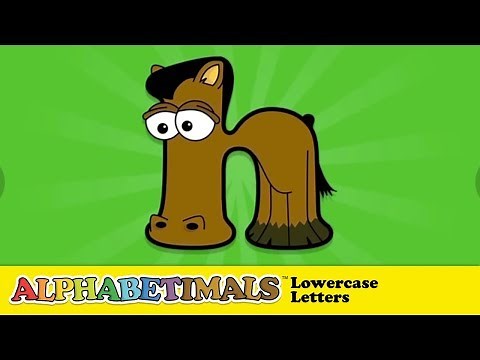LOWERCASE Animal Alphabet Letters App | Alphabetimals.com