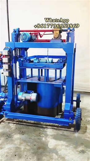 Hollow Concrete Block Brick Maker Machine With Free Moulds Concrete Cement Block Making Machine