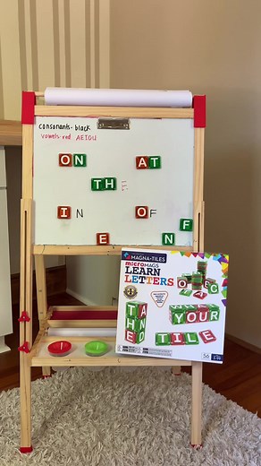 Magnatiles Sight Word Activity for Toddlers — Low Prep Learning