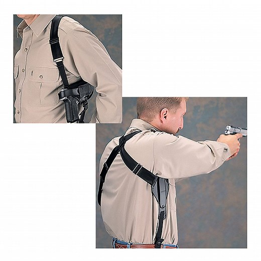 Uncle Mike's Cross Harness Horizontal Shoulder Holster