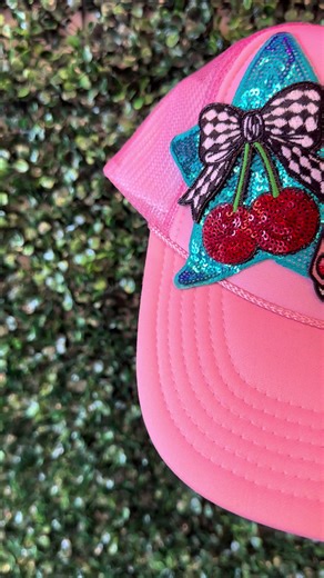 The custody hats ever in our live! Join us for one of our lives to custom design your hat! #customhat #customtruckerhat #truckerhat #hatbar