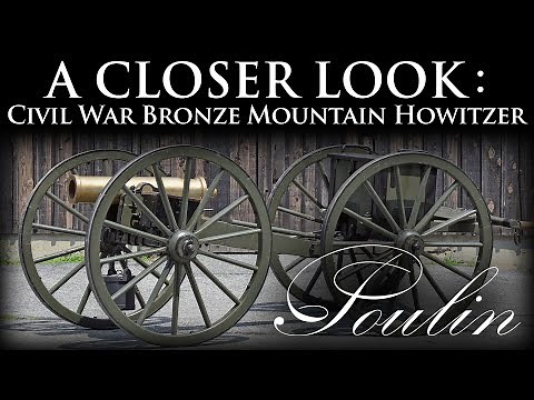 A Closer Look: Civil War Bronze Mountain Howitzer With Extremely Rare Original Carriage And Caisson