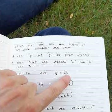 How to show that the sum and product of two even numbers are even (intro to mathematics proofs)