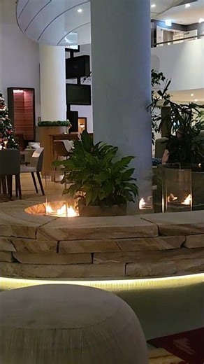 Gas bonfire at Novatel Sydney Australia#Travellers blog
