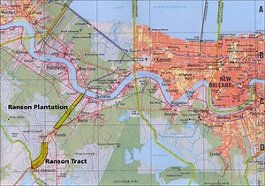 New Orleans Mapa De La Ciudad
