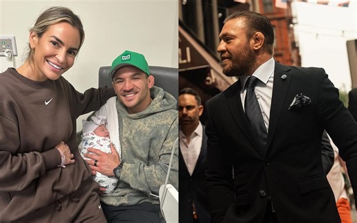 Michael Chandler's wife Brie pens heartfelt update on birth of daughter, earns a like from Conor McGregor