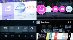 Smart-TV-Oberflächen - Vergleichstest
