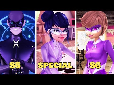 L'EVOLUTION des Détenteurs de Miraculous du Papillon dans Miraculous Ladybug