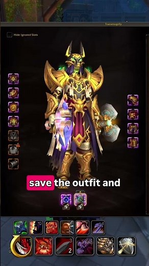 Did You Know Fury Warriors Can Transmog 2H Weapons into 1H? 👀⚔️ | WoW Tip