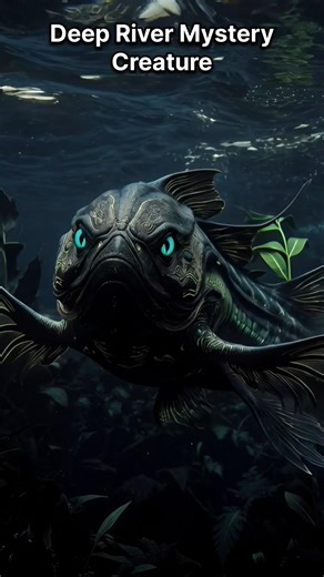 Deep River Mystery Creature (Alien Style) #shorts #fish #nature