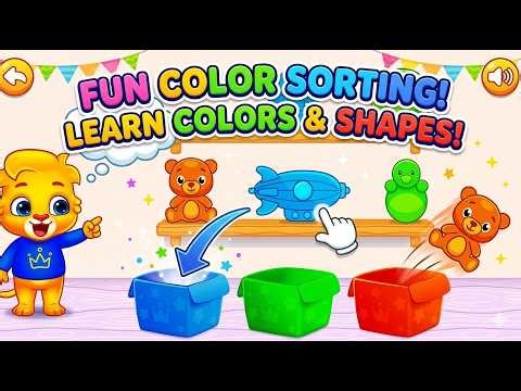 Fun Colour Sorting Challenge! | Educational Games for Kids