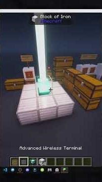 COME FUNZIONANO I TERMINALI WIRELESS IN MINECRAFT CON STORAGE MOD