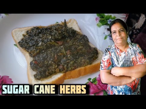 How I cook sugar cane herbs and serve it as a sandwich.