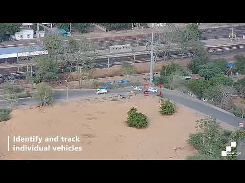 Drones with Autonomous Target Tracking for Traffic Monitoring