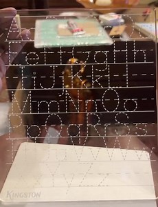 Acrylic Alphabet Tracing Board: Reusable Handwriting Practice, Montessori Homeschool - Etsy Canada